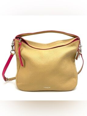 🏝️Coach Bleeker Pebbled Leather Hobo - no strap/tag
